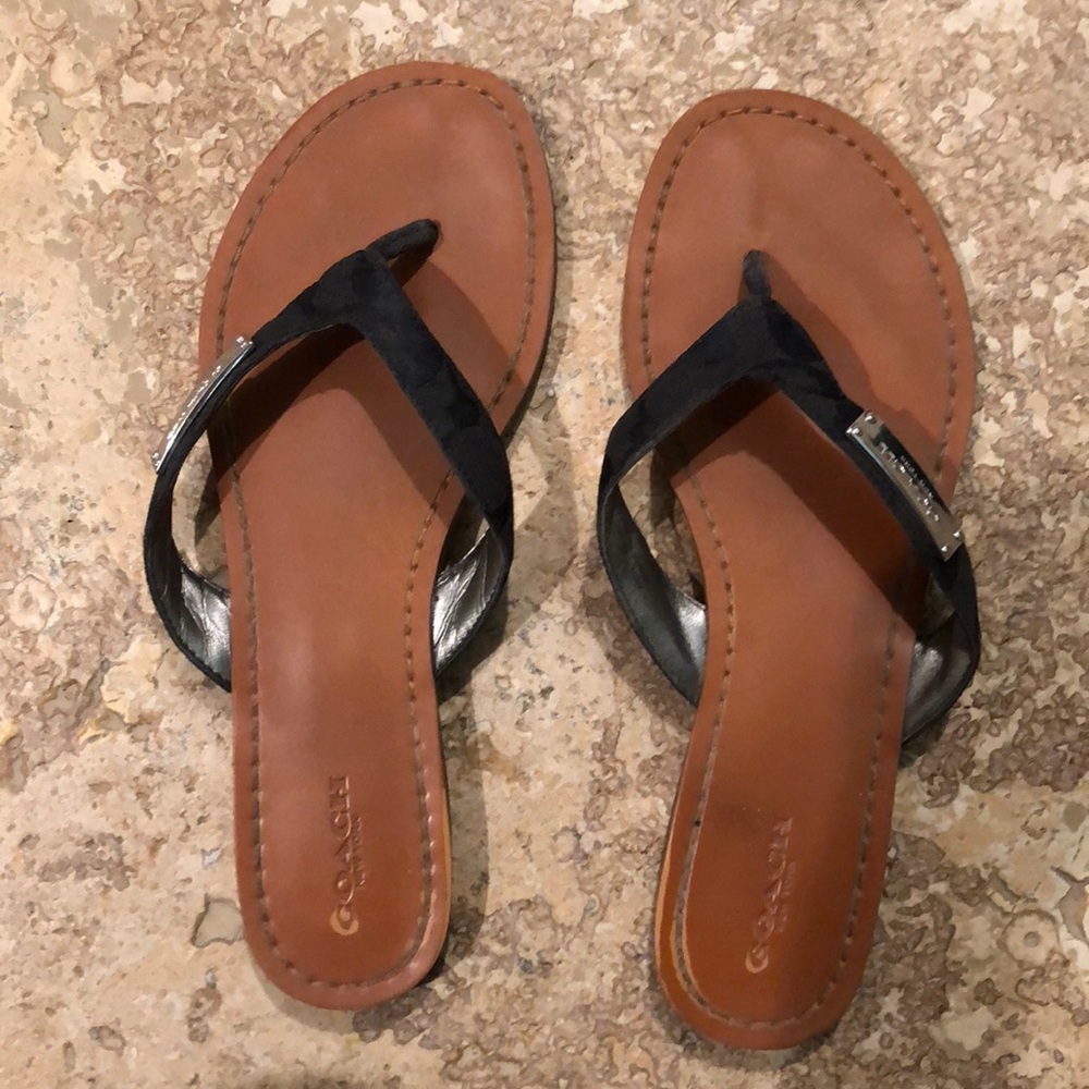 Coach thong sandals
